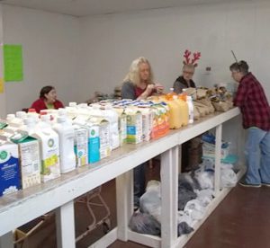 Rock Lick Pantry supplies collected by Medical Missionaries.