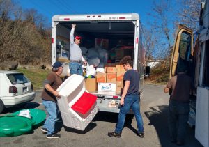 Deliver food and supplies to Rock Lick Food Pantry